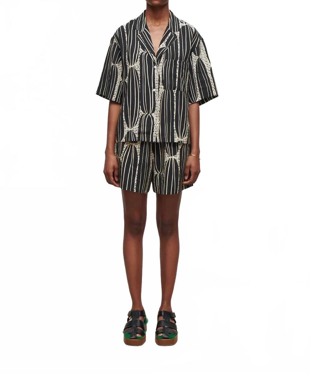 NEW JAKKE cactus gianna shirt in black